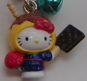 大阪限定 たこ焼き キティ 根付け