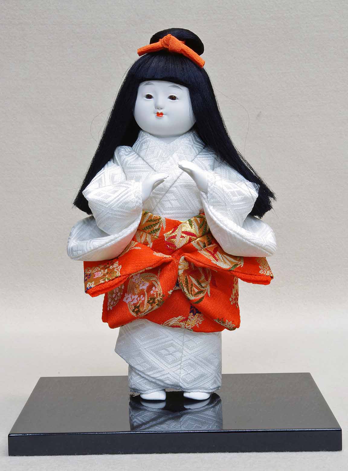 京人形 四寸 童女 肩ぬぎ