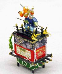 祇園祭 山 ミニチュア / 京人形 田中彌