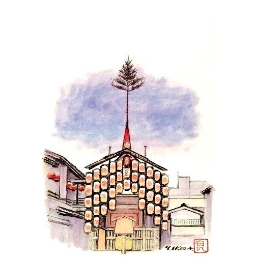 京都 祇園祭・長刀鉾ミニチュア・ミニ（レジン製）（小）NEW