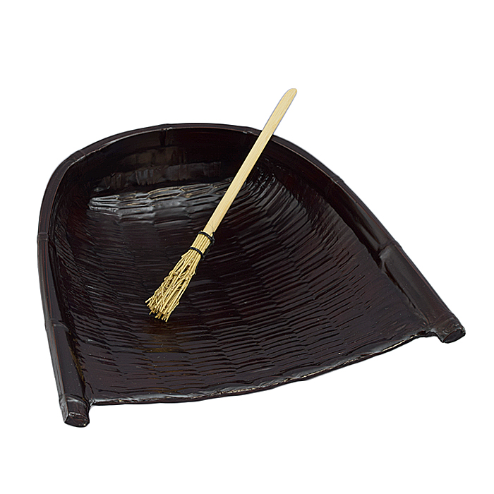 箕菓子器 一閑塗