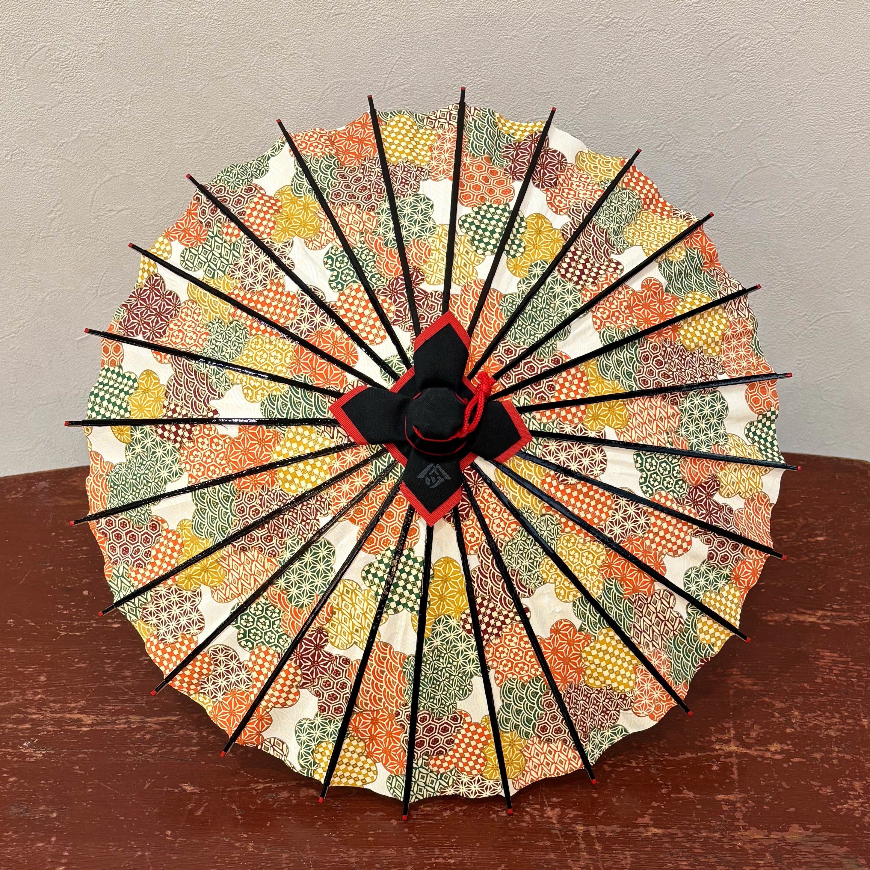 ミニサイズの和傘｜姫和傘 梅重ね｜ 京都和傘屋 辻倉 - 日本最古の京都