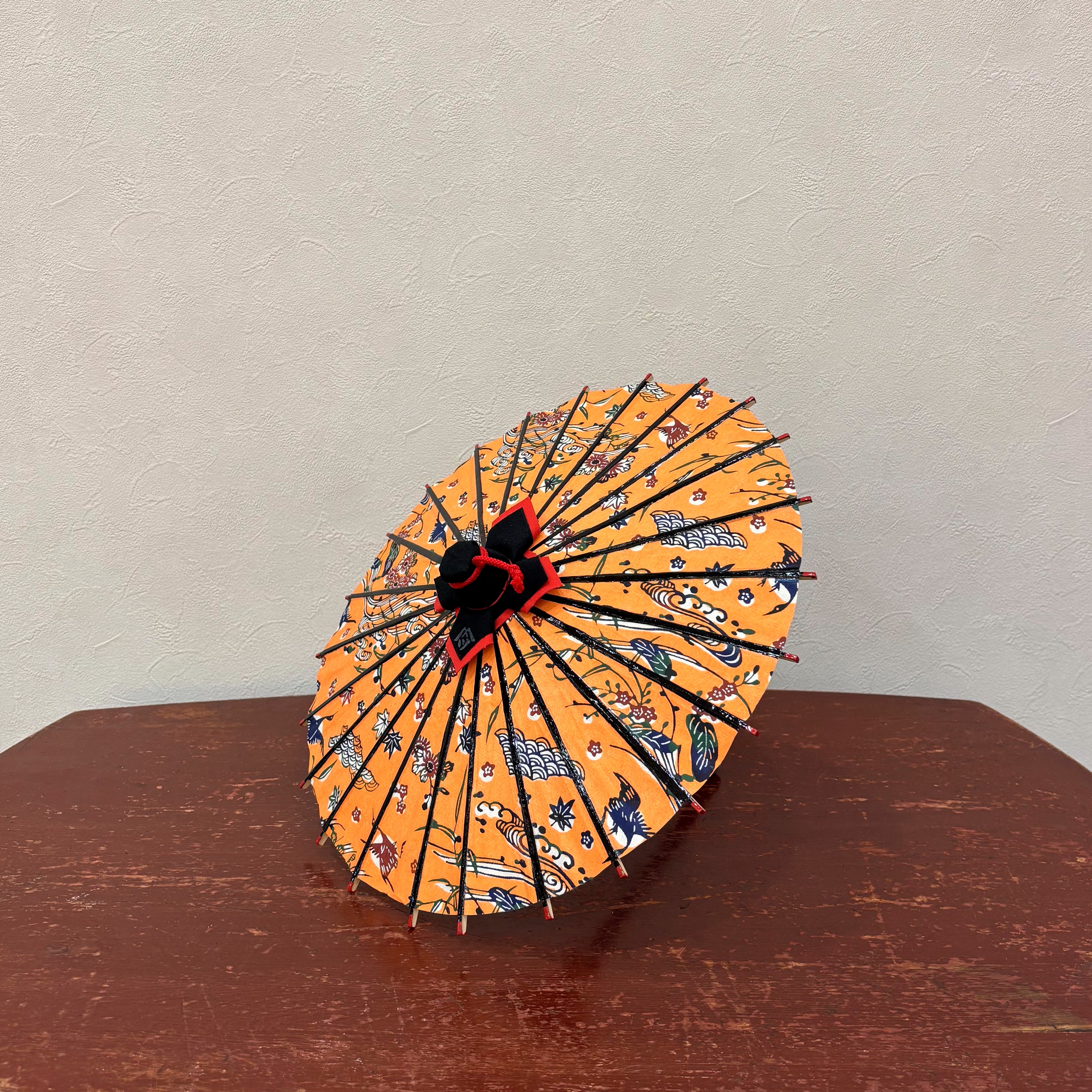 姫和傘 『花鳥風月』朱 - 日本最古の京都和傘屋 辻倉