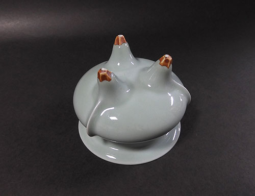 二代 諏訪蘇山 青磁香炉 ＜共箱・二重箱＞ 販売 | 【骨董品買取】日本