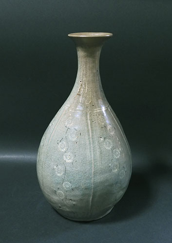 高麗青磁 象嵌花瓶 ＜箱付＞ | 【骨董品買取】日本全国対応・老舗骨董