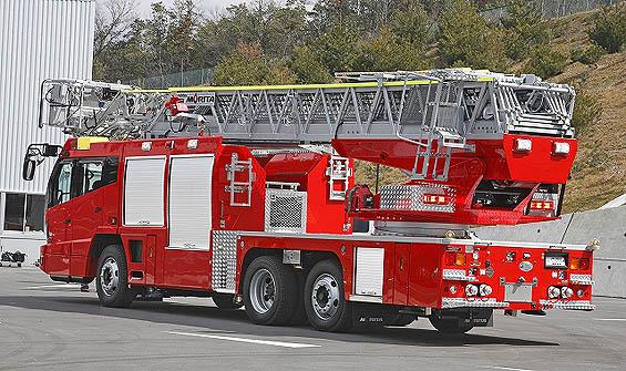 株式会社北海道モリタ｜消防車｜先端屈折式はしご車