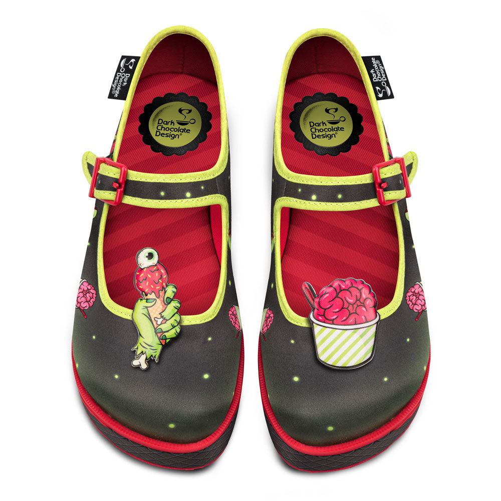 Chocolaticas® Brain Freeze Women's Mary Jane Platform – Hot