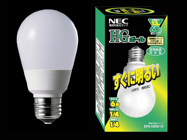 電球形蛍光ランプ_HGボール_60W相当タイプ_A形拡散