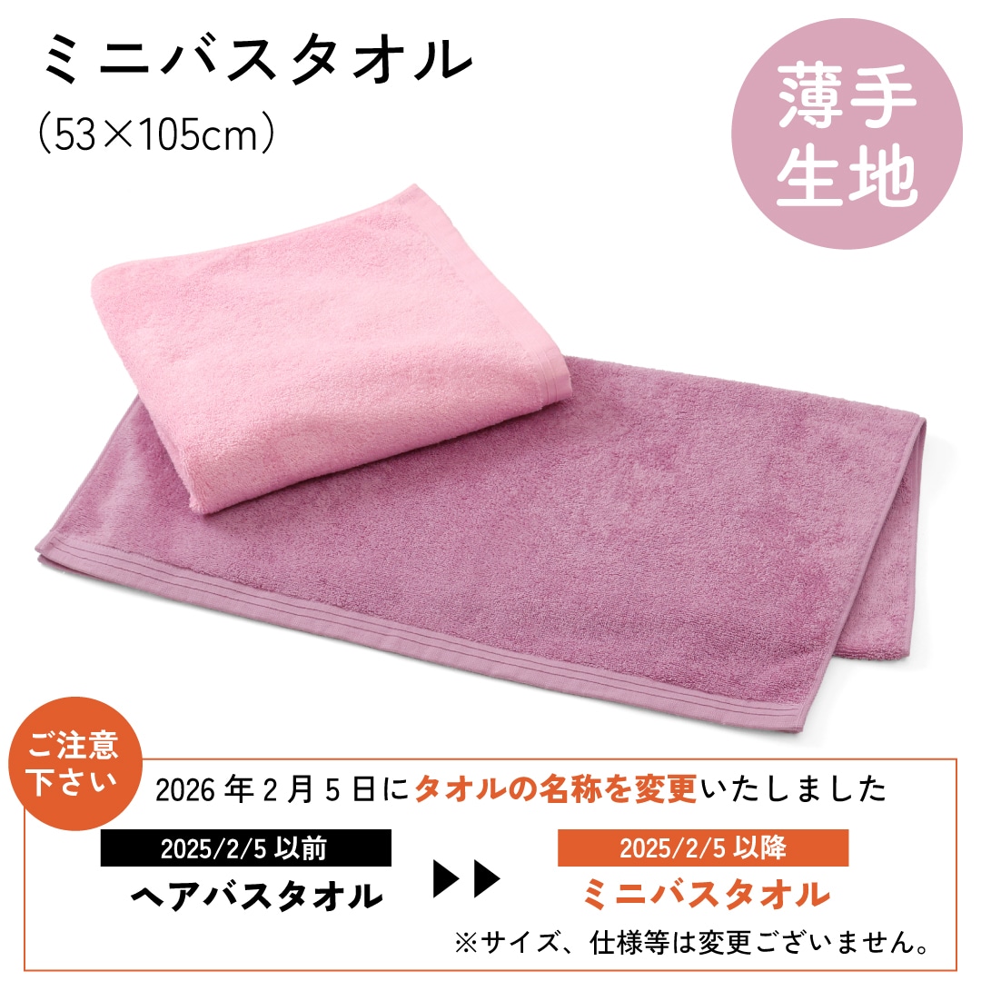 限定】ホットマンカラー ブルーメ ミニバスタオル