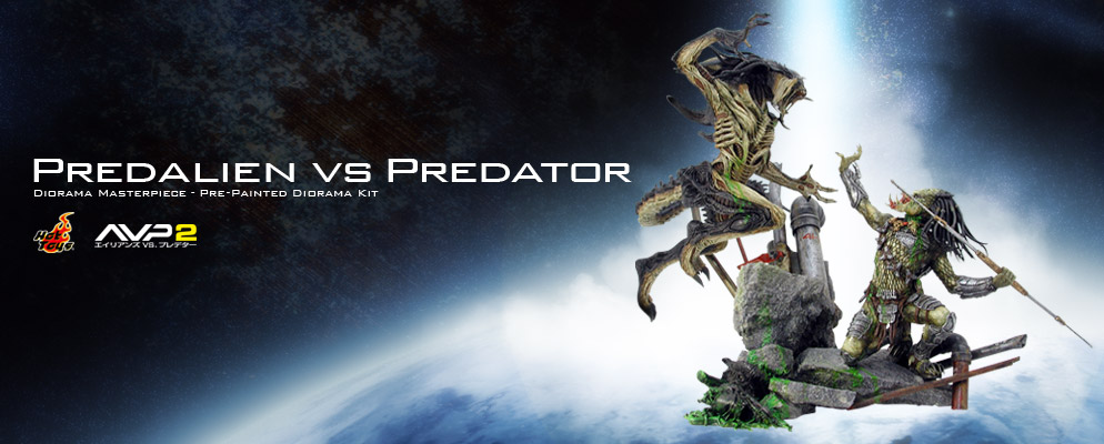 ジオラマ・マスターピース】『AVP2』塗装済みキット プレデリアン