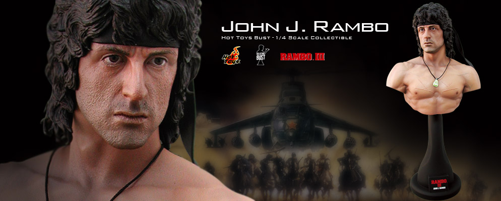 ホットトイズ・バスト】『ランボー3』1／4スケールバスト ジョン