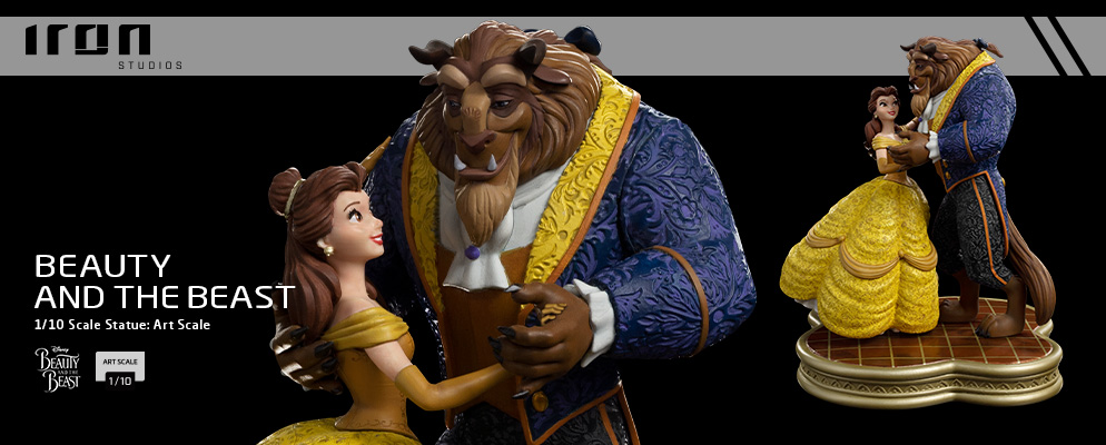 美女と野獣』【アイアン・スタジオ スタチュー】「アートスケール」1