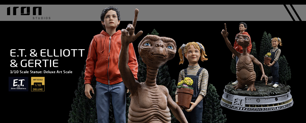 E.T.』【アイアン・スタジオ スタチュー】「デラックス・アート