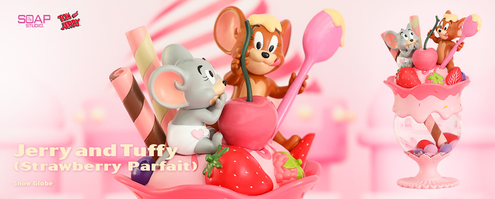 トムとジェリー』【スノーグローブ】ジェリーとタフィー（ストロベリー