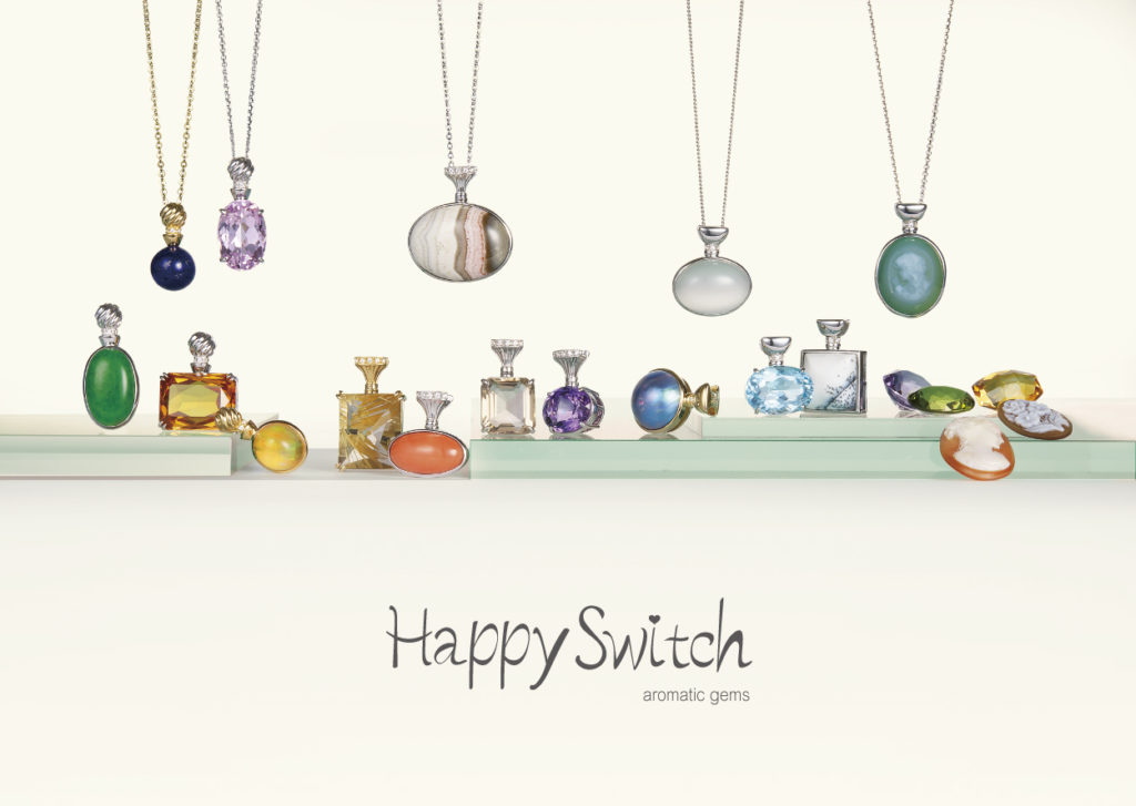 大粒のアメトリンを香水瓶のようなペンダントトップに【ジュエリー