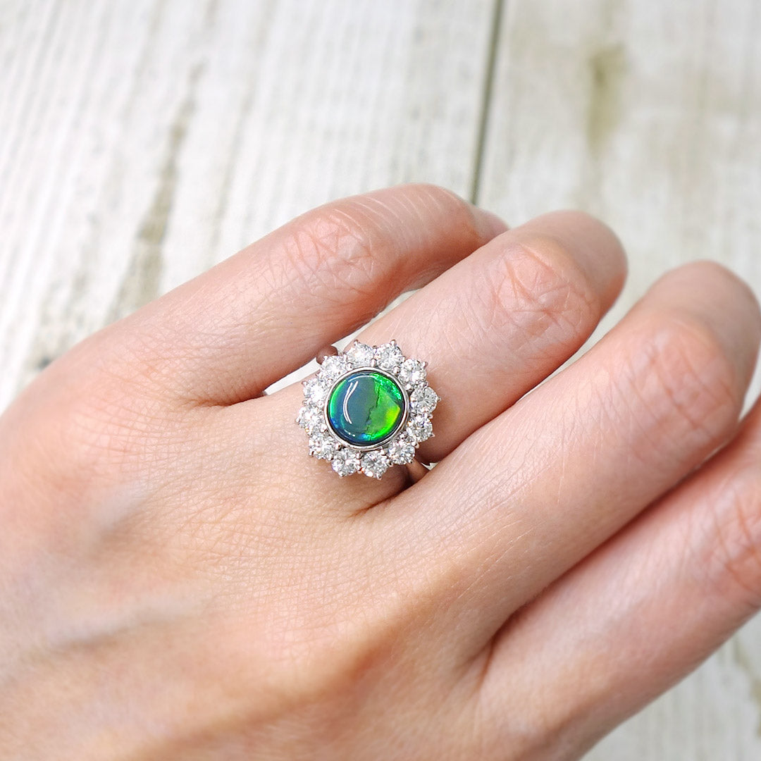 ブラックオパール リング（指輪） ｜ RX00612 – 大阪心斎橋 宝寿堂