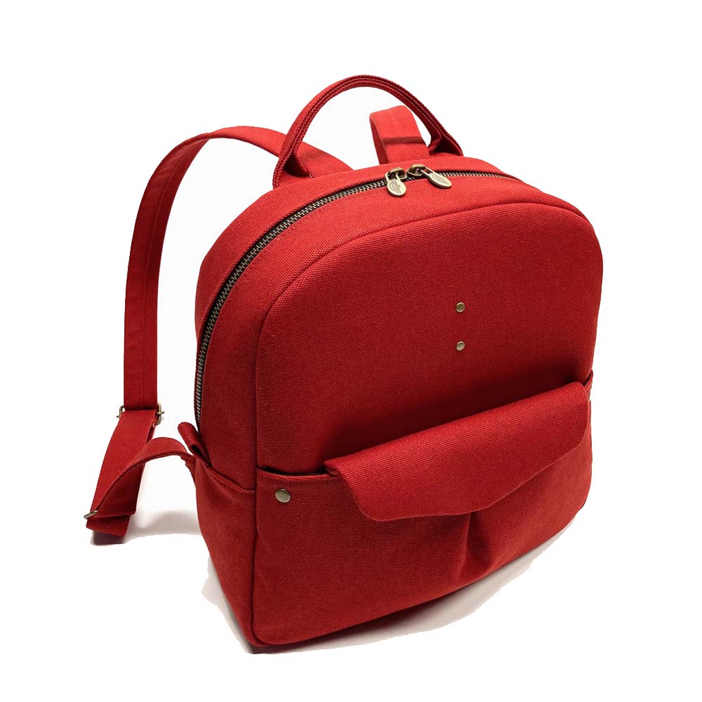 帆布リュック＝ビートル ［カラー：赤］ - 豊享 online