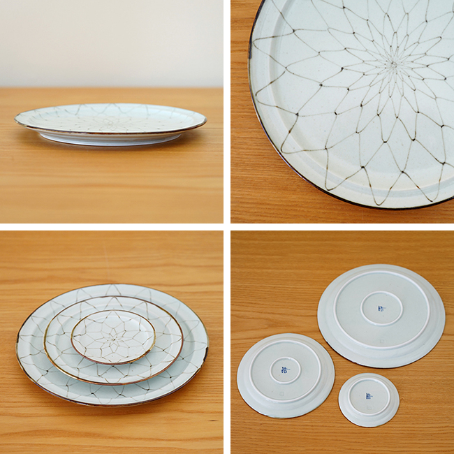 ブラウンのコントラストがシックでモダンな皓洋窯さんの網絵リム