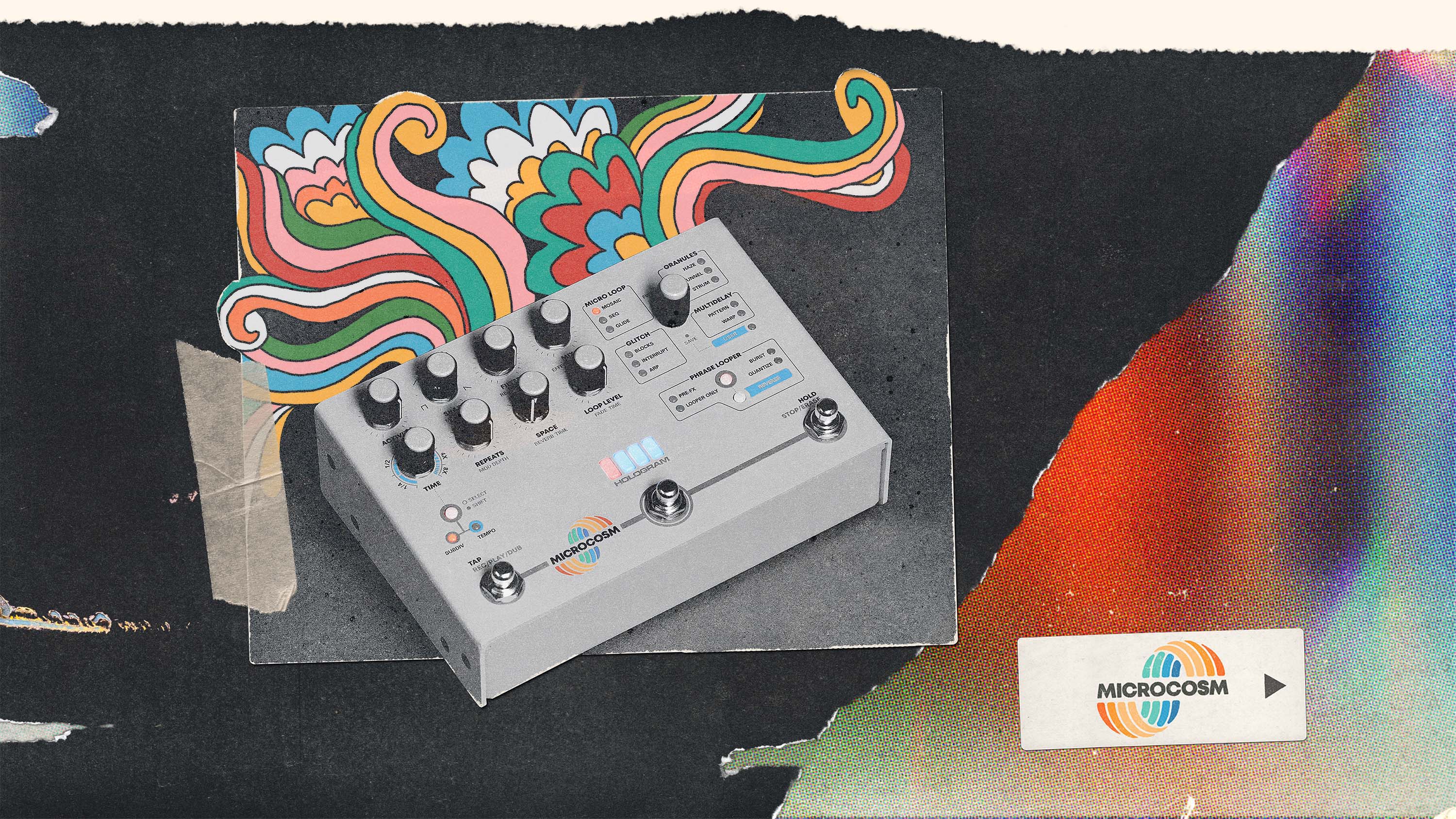 Microcosm | Granular Looper & Glitch Pedal – Hologram Electronics