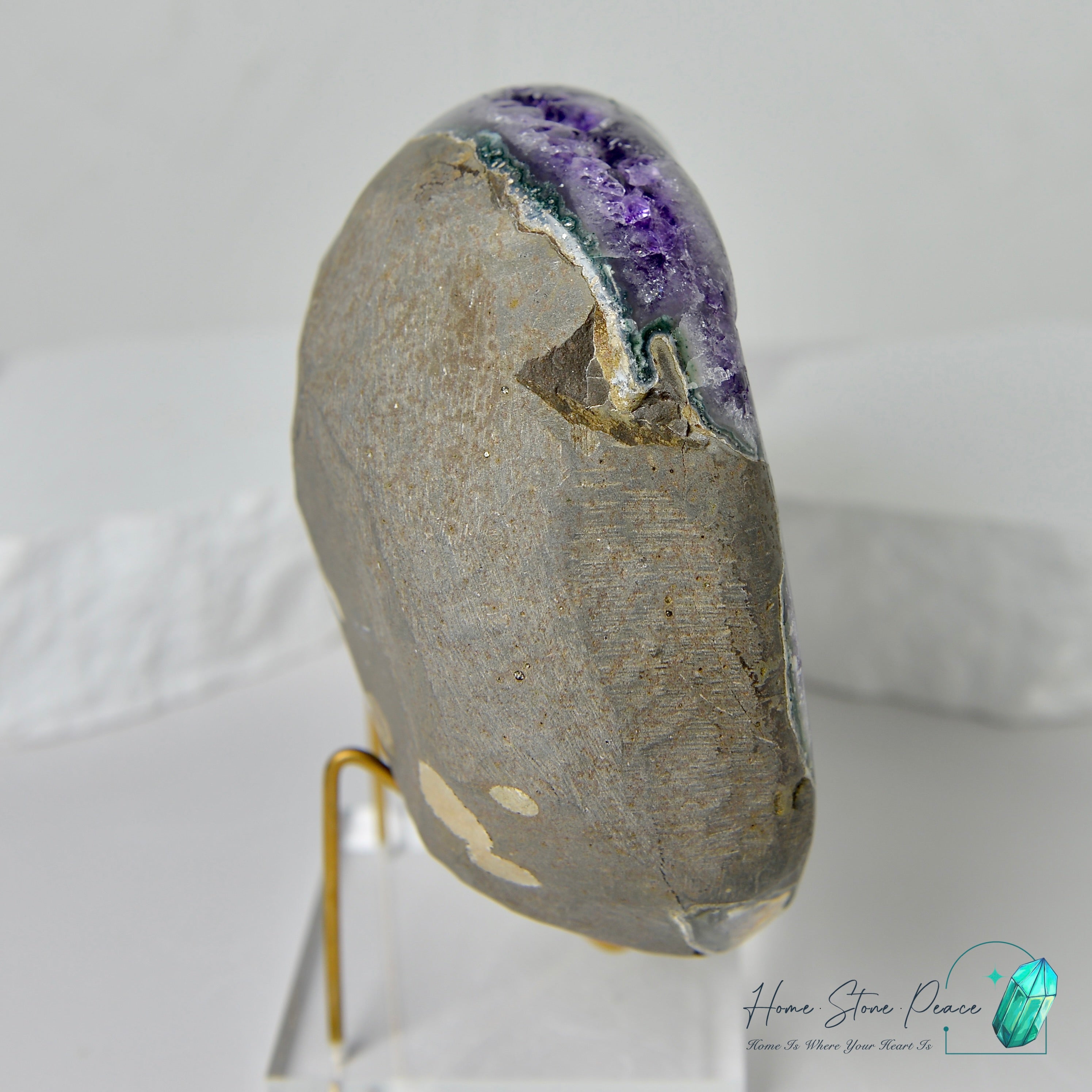 アメジストとカルサイトジオード