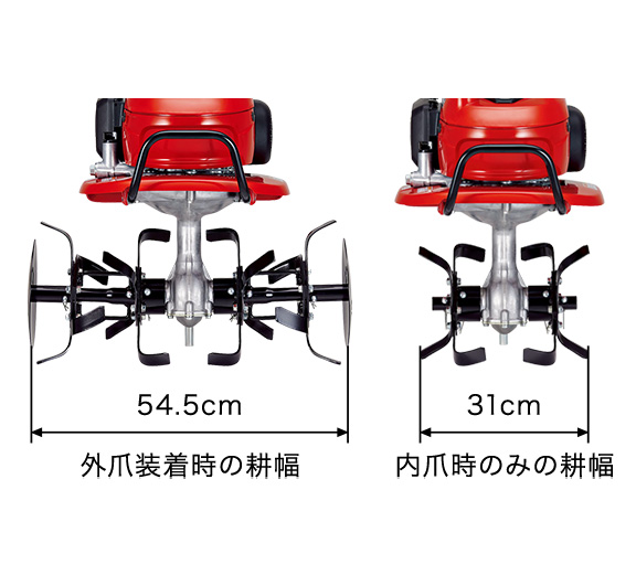 こまめ F220（JT）- 車軸ローター式 耕うん機｜Honda公式サイト