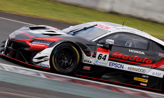 GT500】第4戦・富士、64号車Modulo NSX-GTは一時は上位進出しポイント