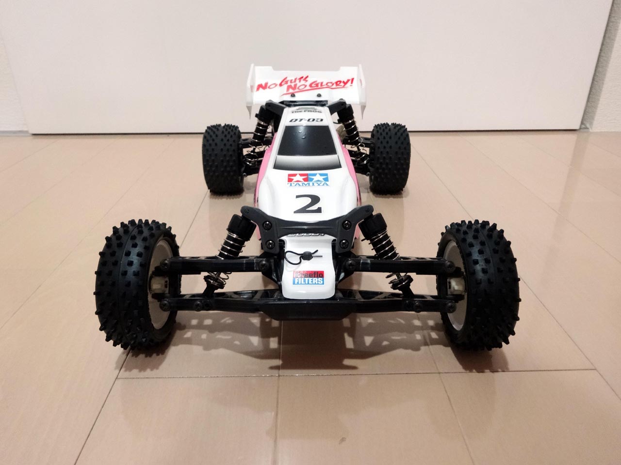 ネオマイティフロッグ（DT-03）のアンダーステアを解消する