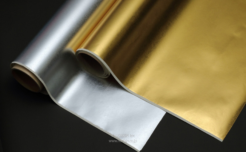 金箔柄ビニールクロス・箔壁紙・襖紙 | 材料を探す | 堀金箔粉（HORIKIN）