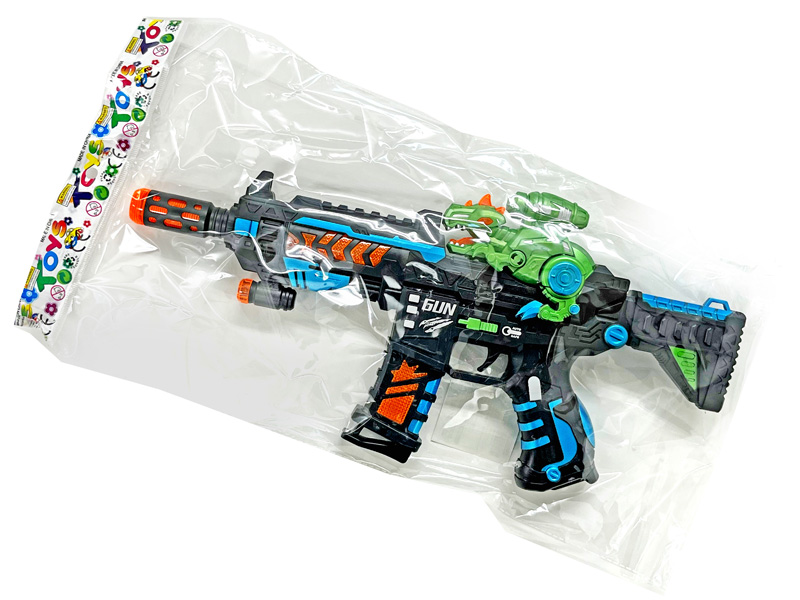 光るおもちゃ 光と音のダイノマシンガン|【堀商店】景品・販促品