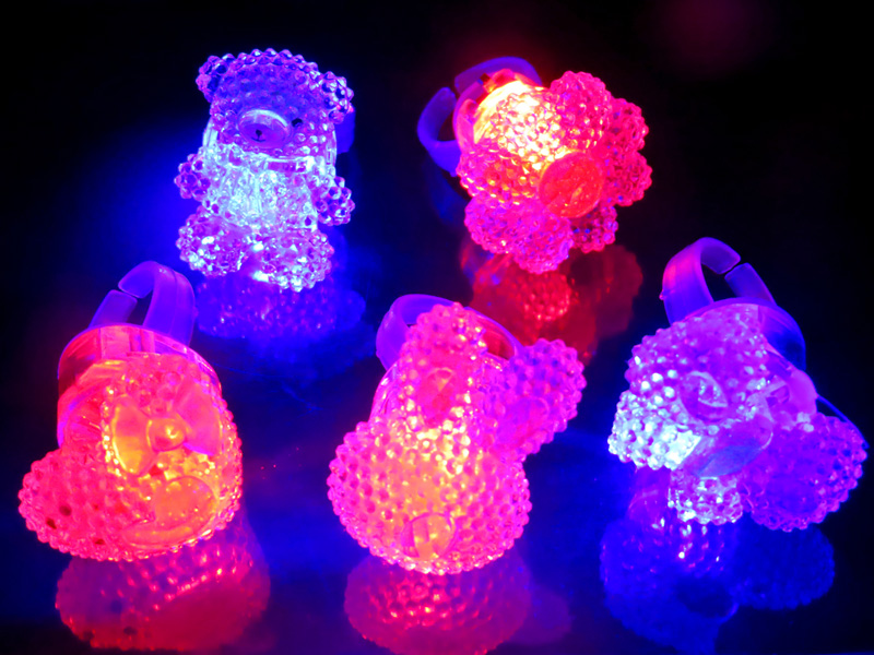 光るおもちゃ フラッシュつぶつぶシュガーリング|【堀商店】景品・販促