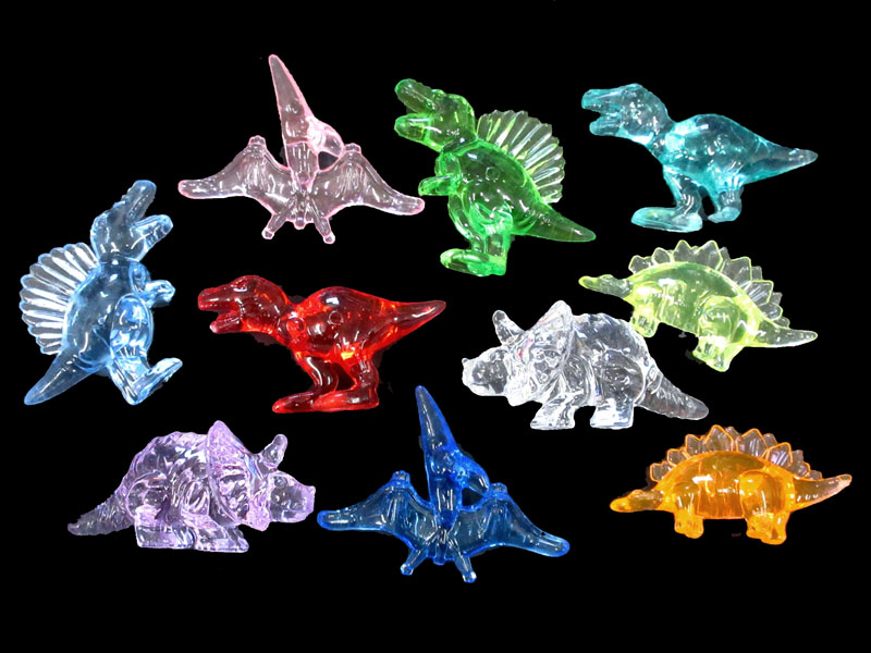 クラッシュアイス 恐竜ワールド 10カラーアソート（約200個入）|【堀