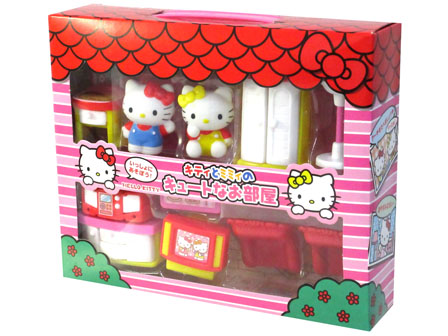 キャラ玩具 ハローキティ キティとミミィのキュートなお部屋|【堀商店