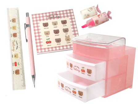 ファン文具 ステーショナリーギフトセット 100218：FUWA MOKO FEELING