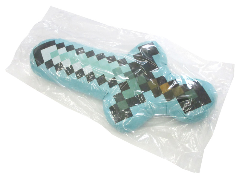 キャラ雑貨 ダイカットクッション Minecraft ダイヤモンドの剣|【堀