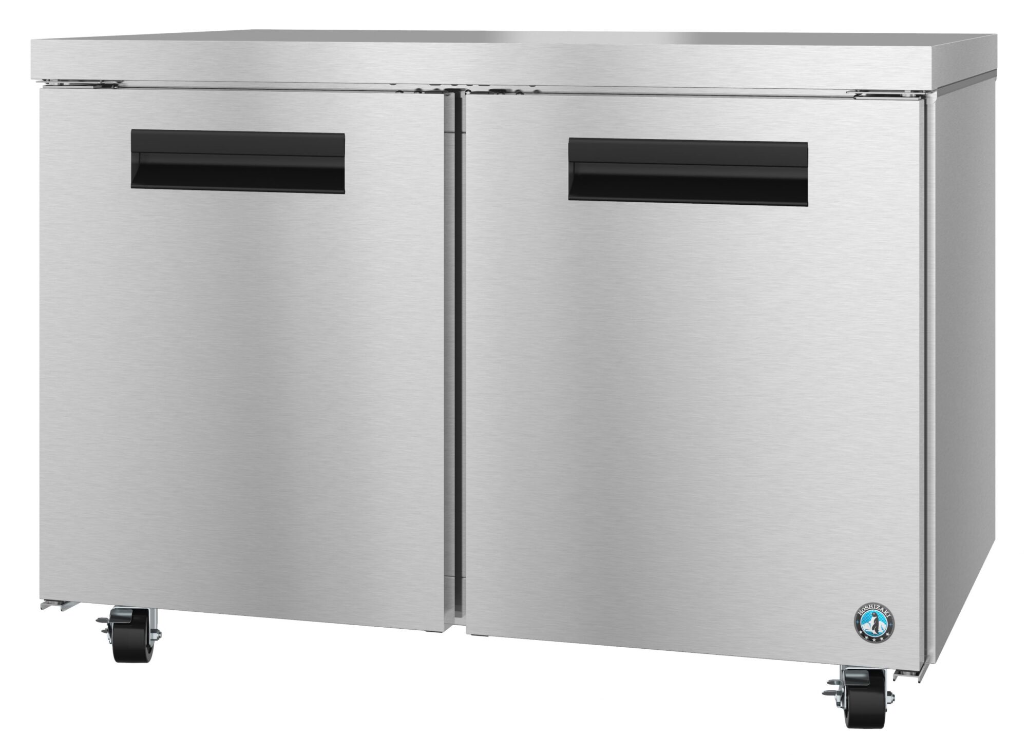 UR48A, Refrigerator, Two Section Undercounter, Stainless Doors