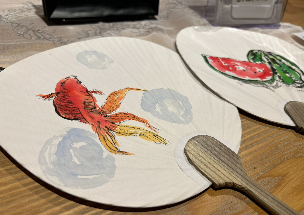 夏を迎えるうちわづくり ～墨画体験ワークショップ～｜イベント