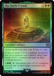 Foil The Fire Crystal X4 M/NM Magic: The Gathering MTG Final