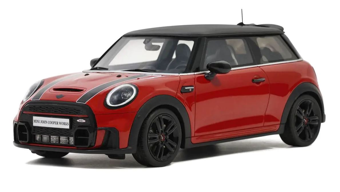 OttO mobile 1/18 Mini Cooper S JCW Package 2021 (Red) - AXELLWORKS