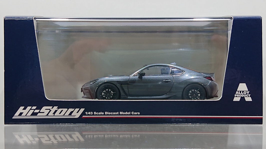 Hi Story 1/43 Toyota GR86 RZ (2021) Magnetite Gray Metallic