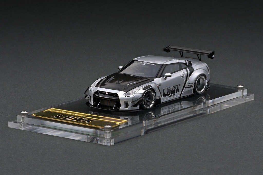 ignition model 1/64 LB-WORKS Nissan GT-R R35 type 2 Silver