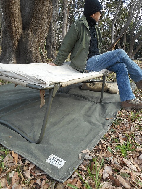 フランス軍 フィールド コット・ベッド FULL SET マットレス、キャリア