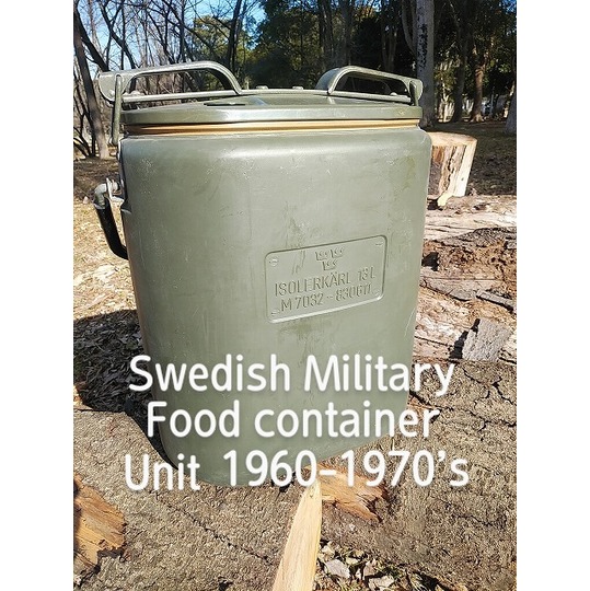スウェーデン軍 フードコンテナ1960～1970年代 ハテナ堂｜ミリタリー