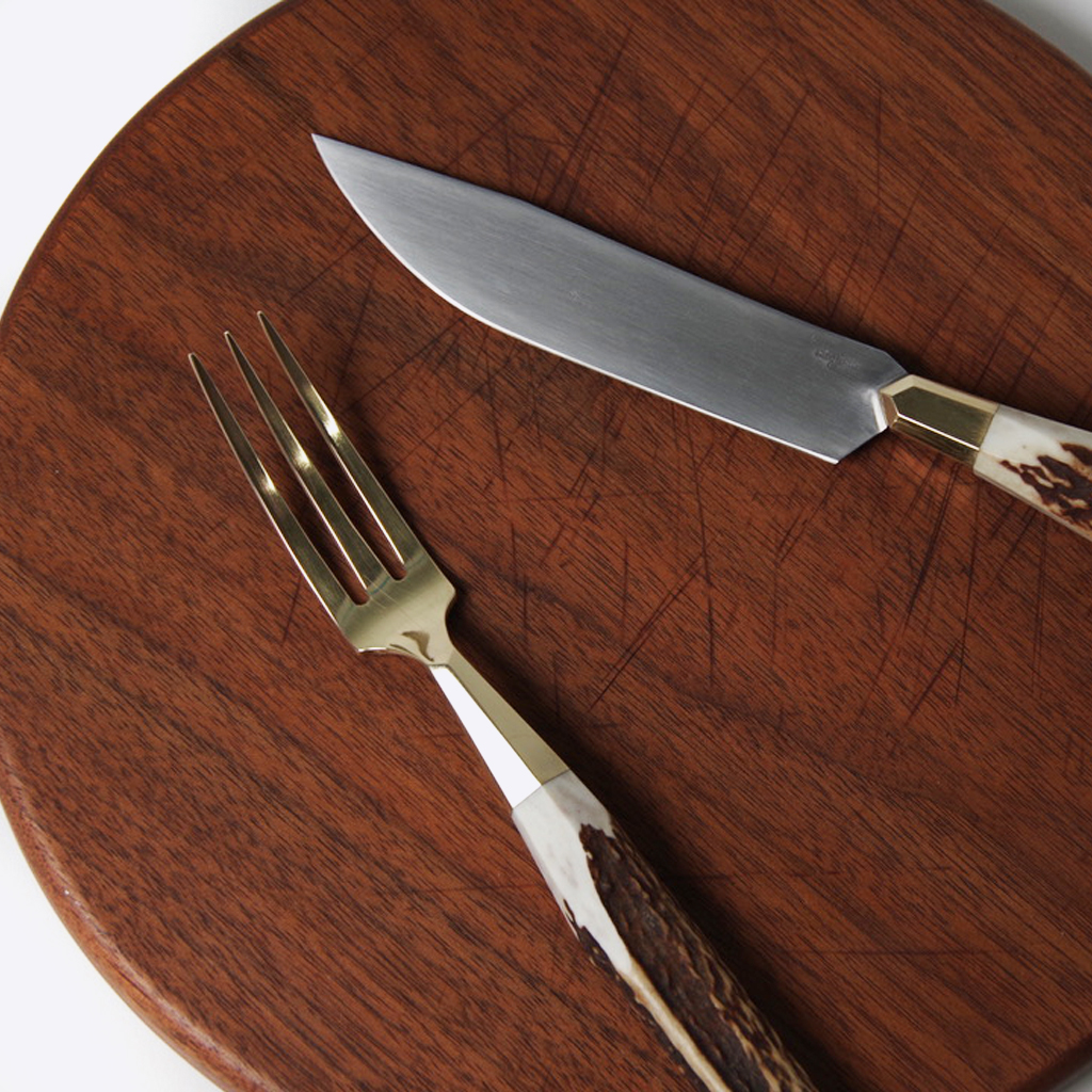 meguru メグル 鹿角フォーク - Nicetime Mountain Gallery