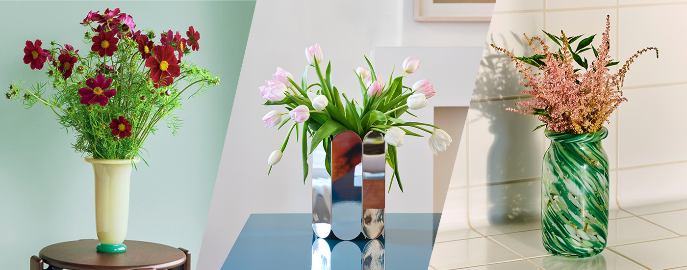 夏を装う、フラワーベース