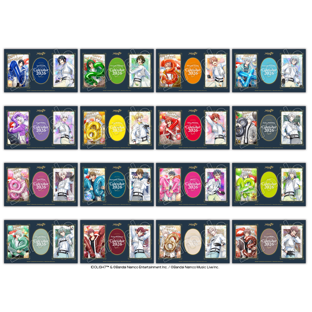 アイナナ】2026年カレンダー - 株式会社ハゴロモ