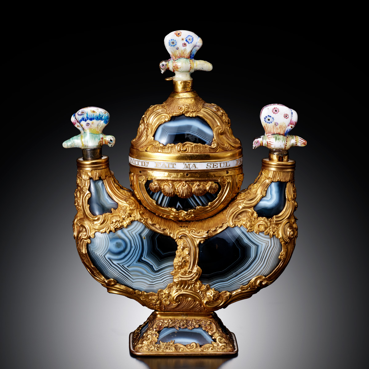 展示作品の御紹介:瑪瑙香水瓶 | 箱根ガラスの森美術館 ブログ