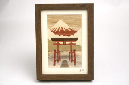 Japanese inlay Wall art – Japanese puzzle box – Hakone Maruyama