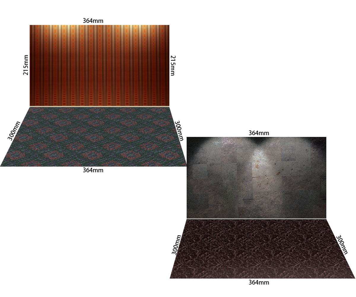 DSmEX-F002 ジオラマシートmini EX [1/12 ゲームセンターセットA