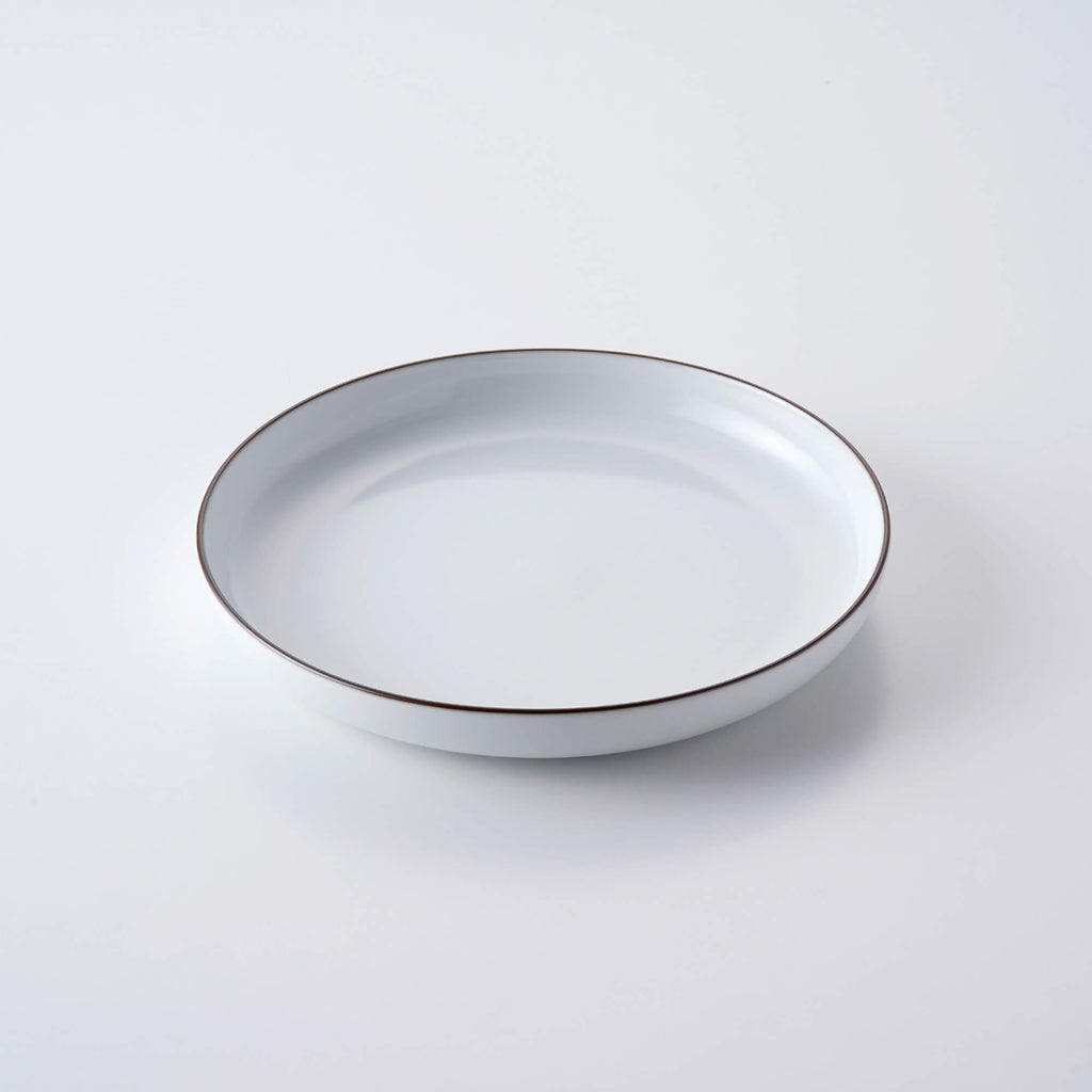 DAYS 23cm深皿 白マット | 白山陶器直営オンラインストア