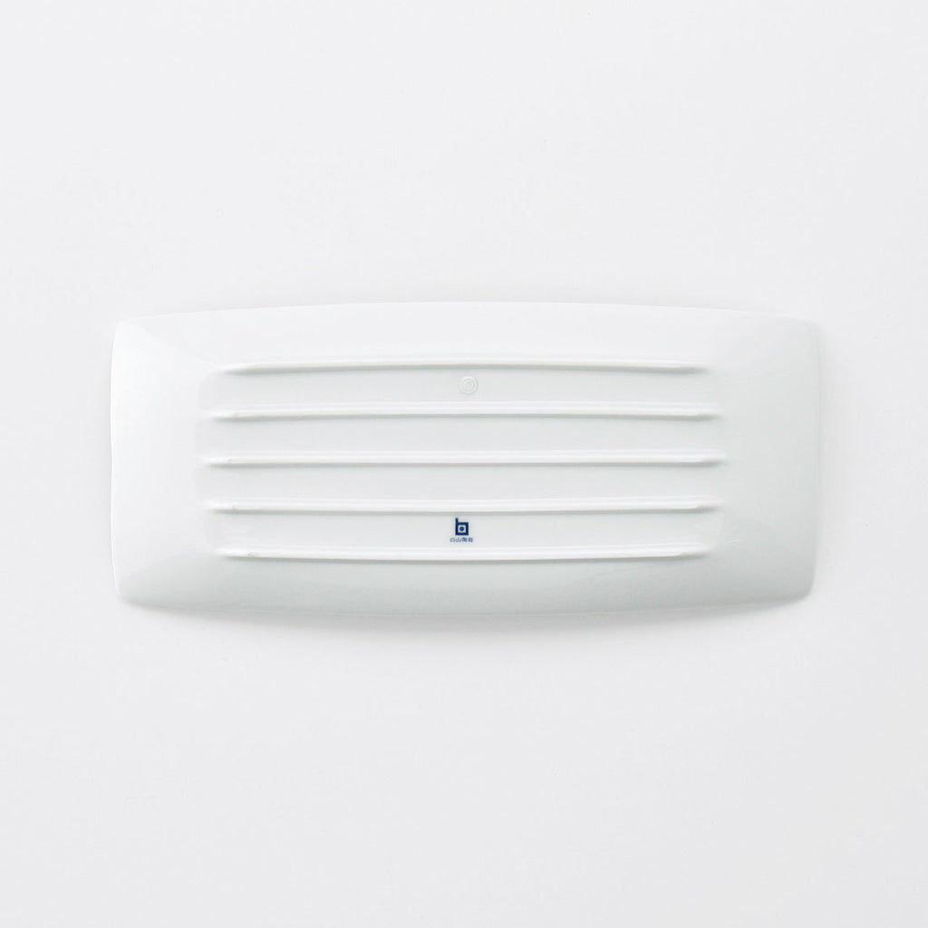 長方皿 長焼皿 白磁 | 白山陶器直営オンラインストア